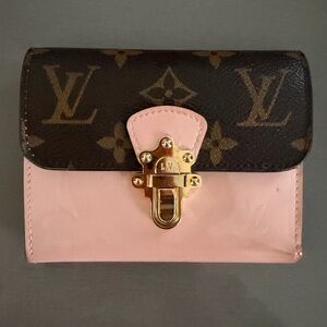 Louis Vuitton Pink and Brown Wallet